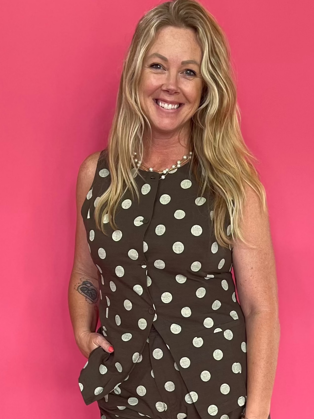 The “Weekend in Paris” Polka Dot Set