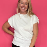 The “White & Ready” Sweater Top - Shabby 2 Chic Boutiques