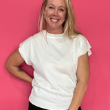 The “White & Ready” Sweater Top - Shabby 2 Chic Boutiques