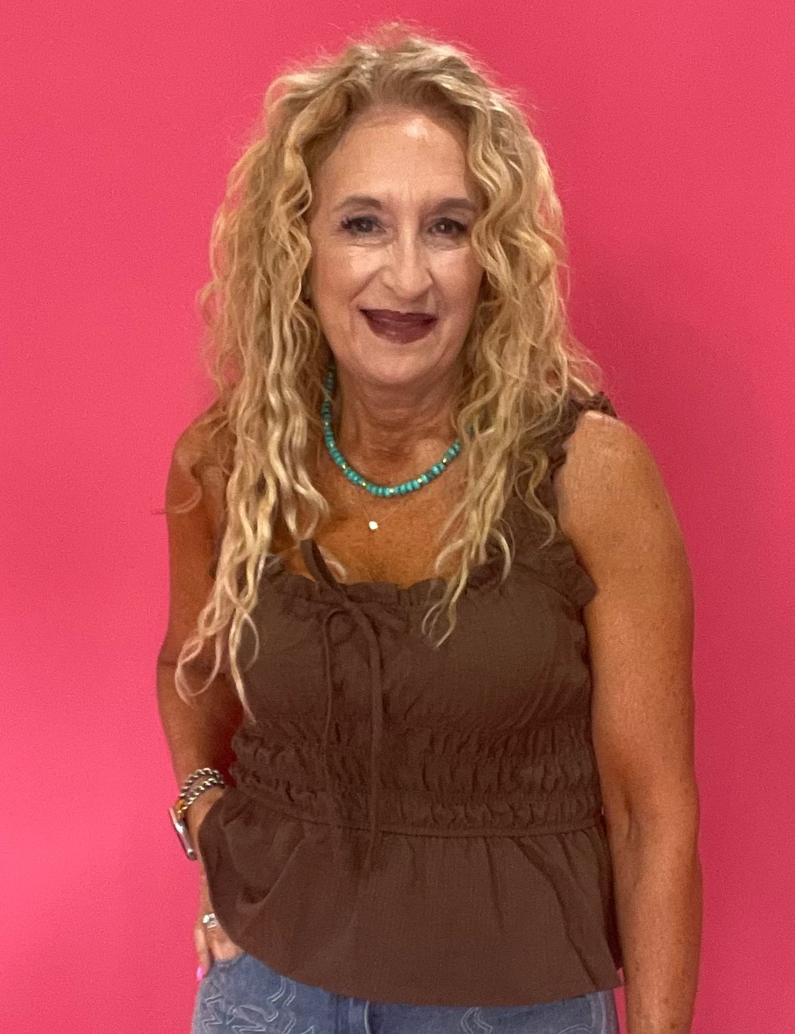 Tied & True Ruffle Tank