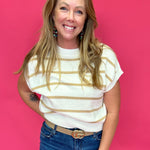 Timeless Stripe Lightweight Knit Top - Shabby 2 Chic Boutiques