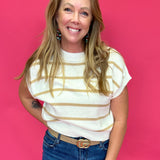 Timeless Stripe Lightweight Knit Top - Shabby 2 Chic Boutiques