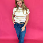 Timeless Stripe Lightweight Knit Top - Shabby 2 Chic Boutiques