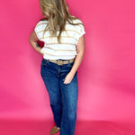 Timeless Stripe Lightweight Knit Top - Shabby 2 Chic Boutiques