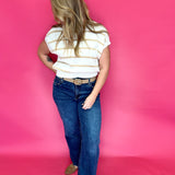 Timeless Stripe Lightweight Knit Top - Shabby 2 Chic Boutiques