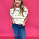 Timeless Stripe Lightweight Knit Top - Shabby 2 Chic Boutiques