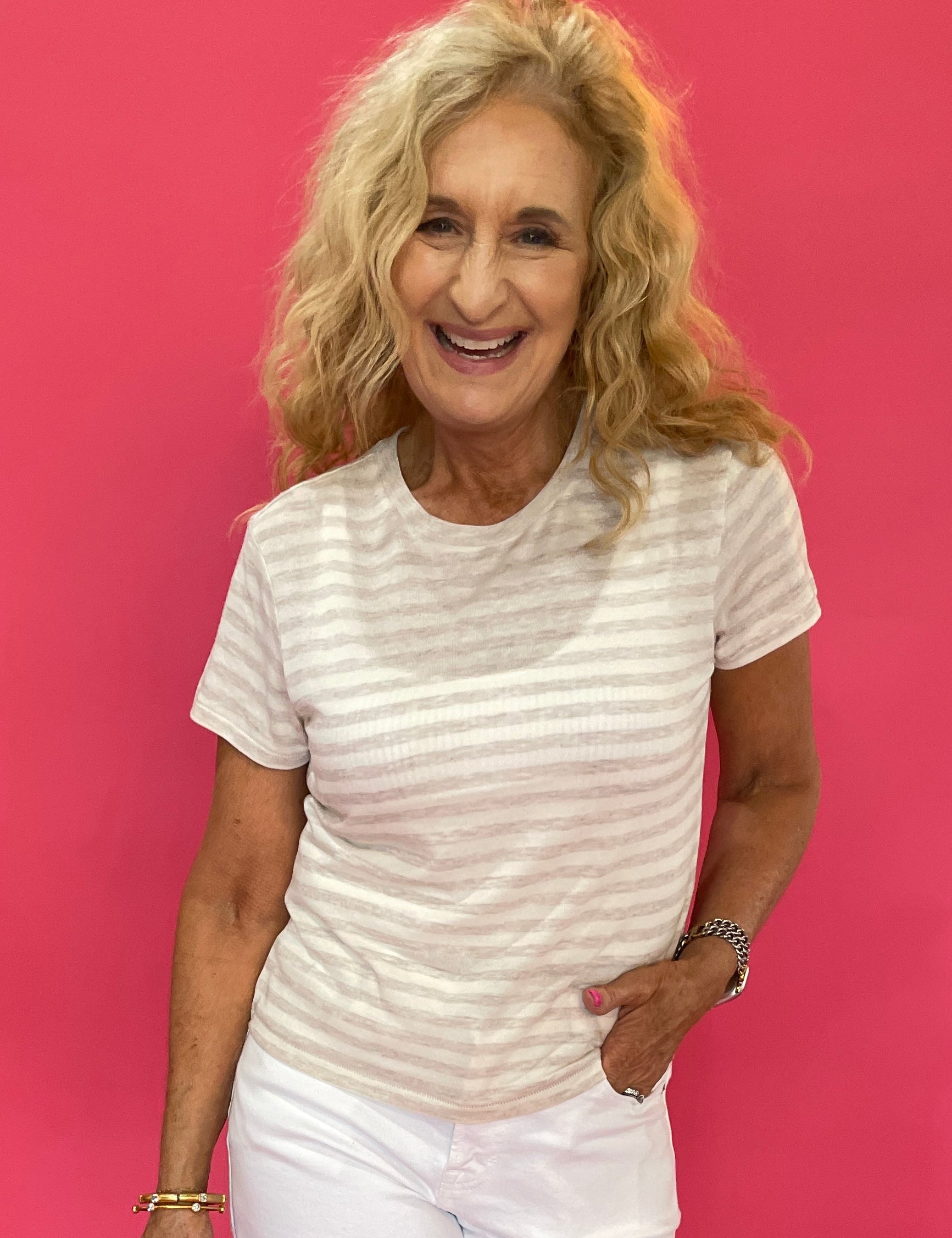 Tourist Striped Tee in Natural (ZSupply) - Shabby 2 Chic Boutiques