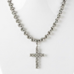 Donatella Necklace in Antique Silver Necklace Tova