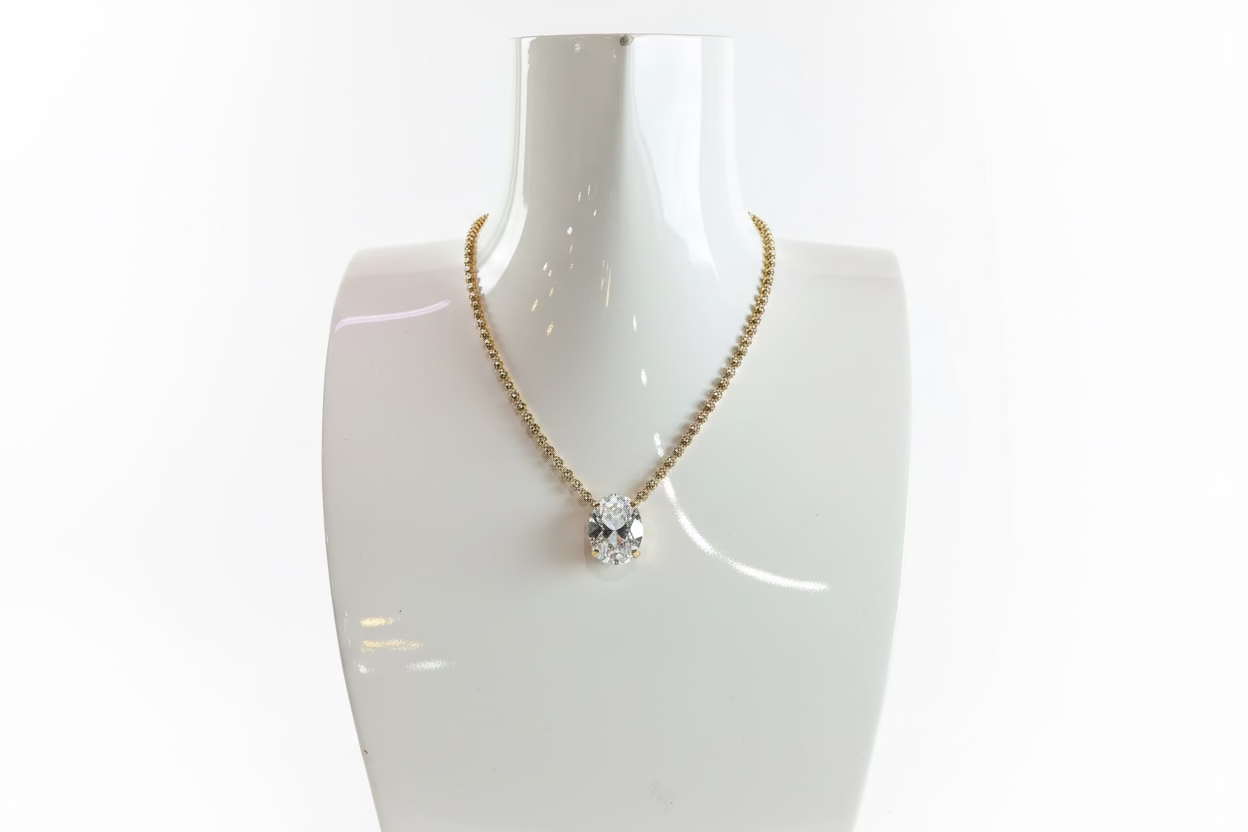Milli Necklace in Clear Tova
