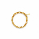 Croatia Stretch Bracelet in Matte Lemon Tova