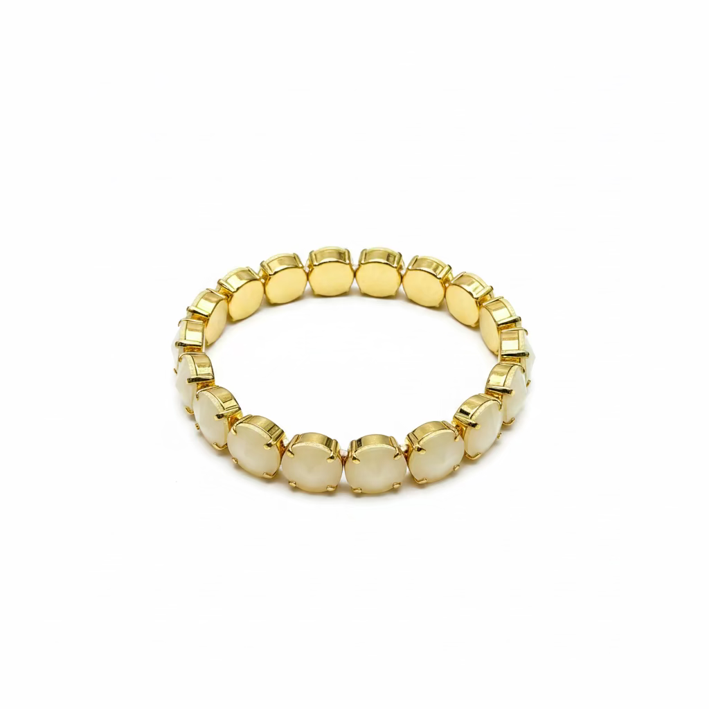 Croatia Stretch Bracelet in Matte Lemon Tova