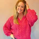 Twisted Chenille Overlay Sweater Top - Shabby 2 Chic Boutiques