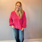 Twisted Chenille Overlay Sweater Top - Shabby 2 Chic Boutiques