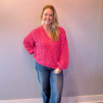 Twisted Chenille Overlay Sweater Top - Shabby 2 Chic Boutiques