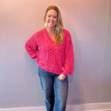 Twisted Chenille Overlay Sweater Top - Shabby 2 Chic Boutiques