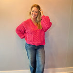 Twisted Chenille Overlay Sweater Top - Shabby 2 Chic Boutiques