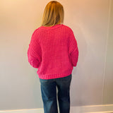 Twisted Chenille Overlay Sweater Top - Shabby 2 Chic Boutiques