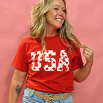 USA Patriotic Heavy Cotton Tee