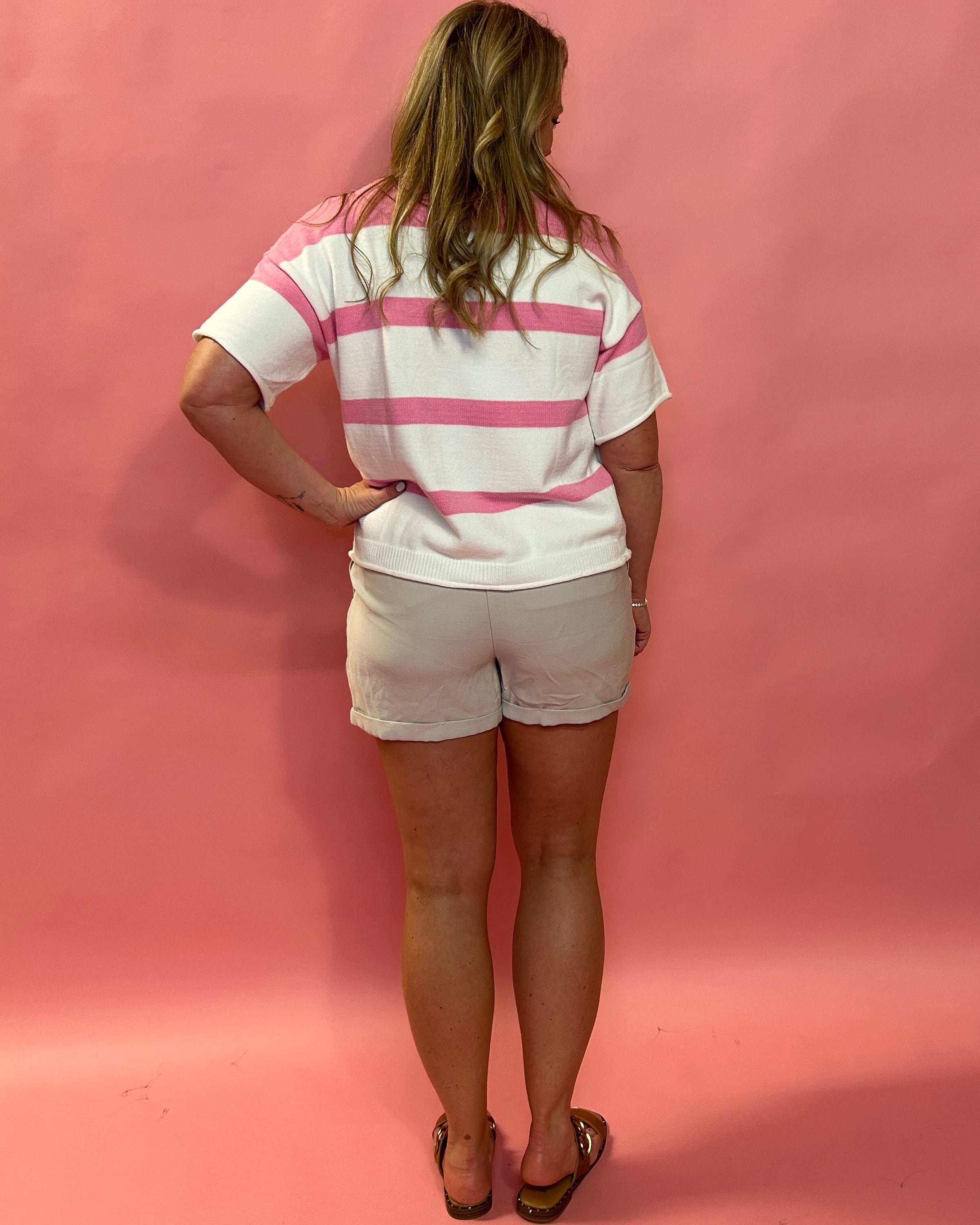 Vincent Shorts in Taupe