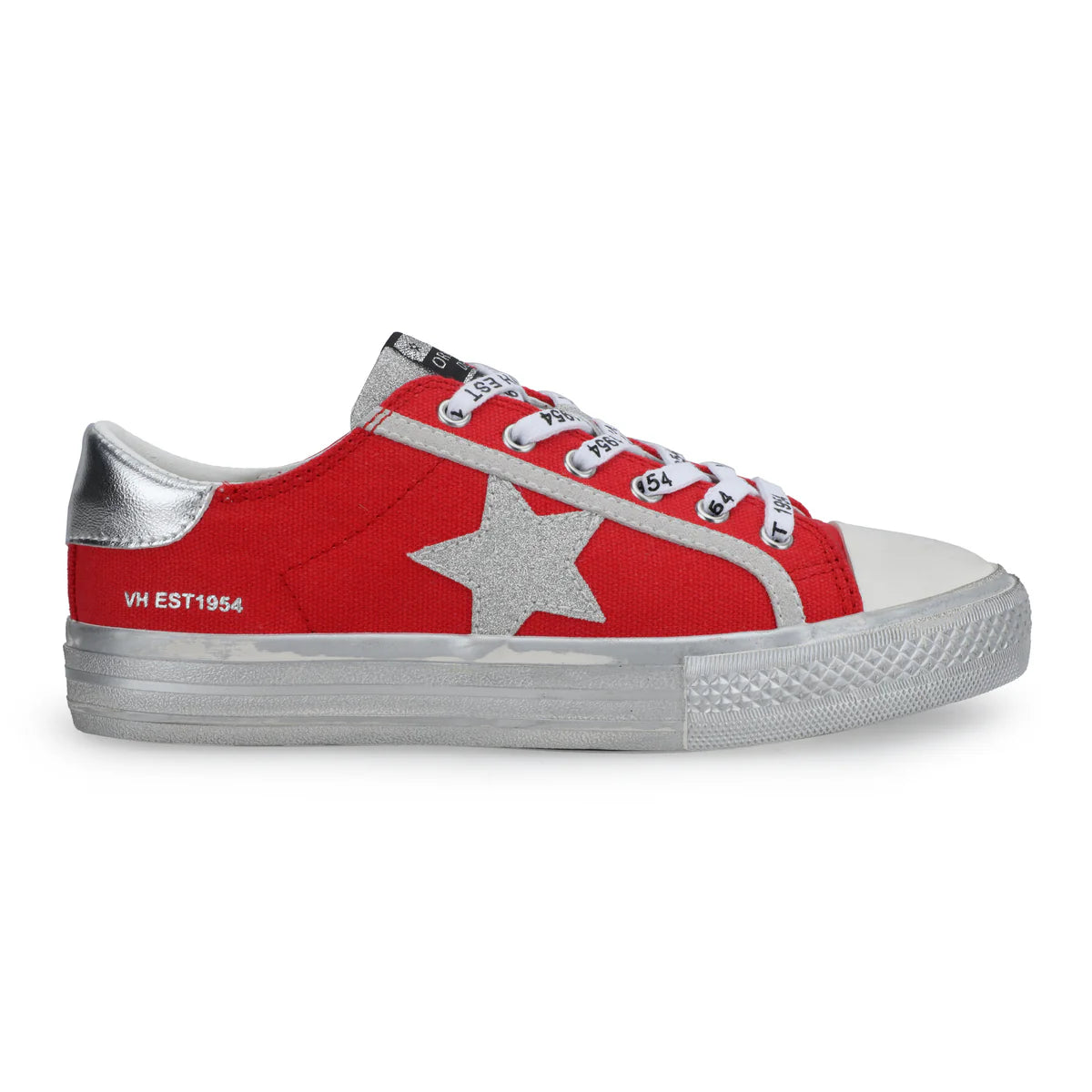 Vintage Havana Alive Red Platform Sneakers