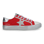 Vintage Havana Alive Red Platform Sneakers