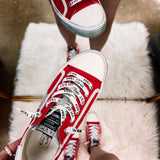 Vintage Havana Alive Red Platform Sneakers