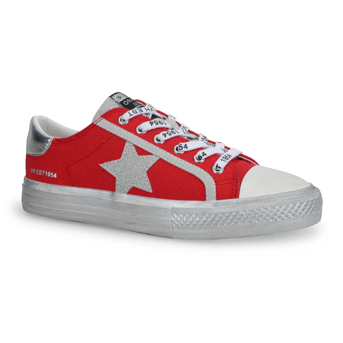Vintage Havana Alive Red Platform Sneakers