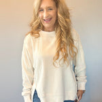 Warm Embrace Brushed Thermal Pullover