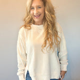 Warm Embrace Brushed Thermal Pullover