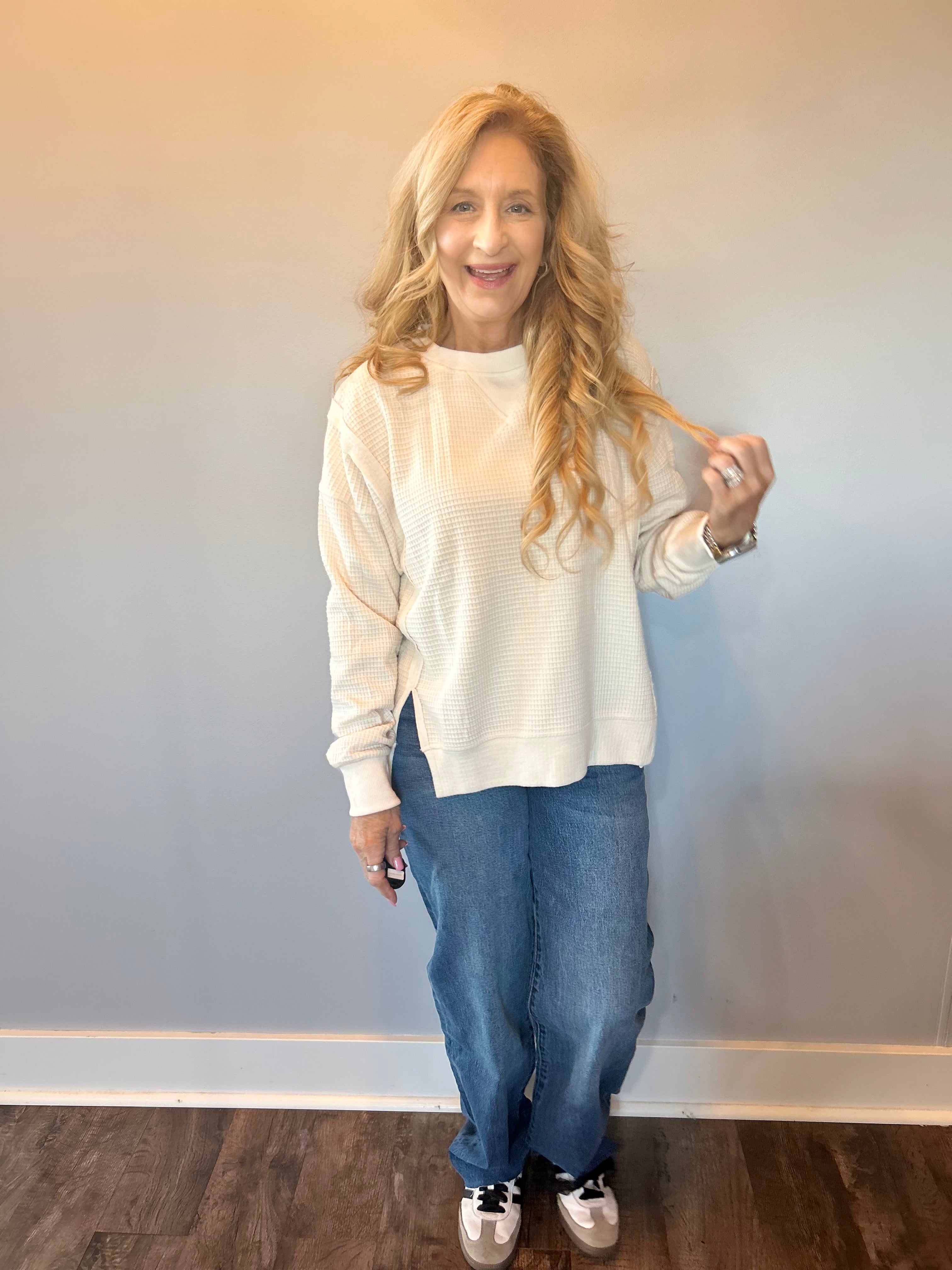 Warm Embrace Brushed Thermal Pullover