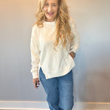 Warm Embrace Brushed Thermal Pullover