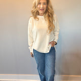 Warm Embrace Brushed Thermal Pullover