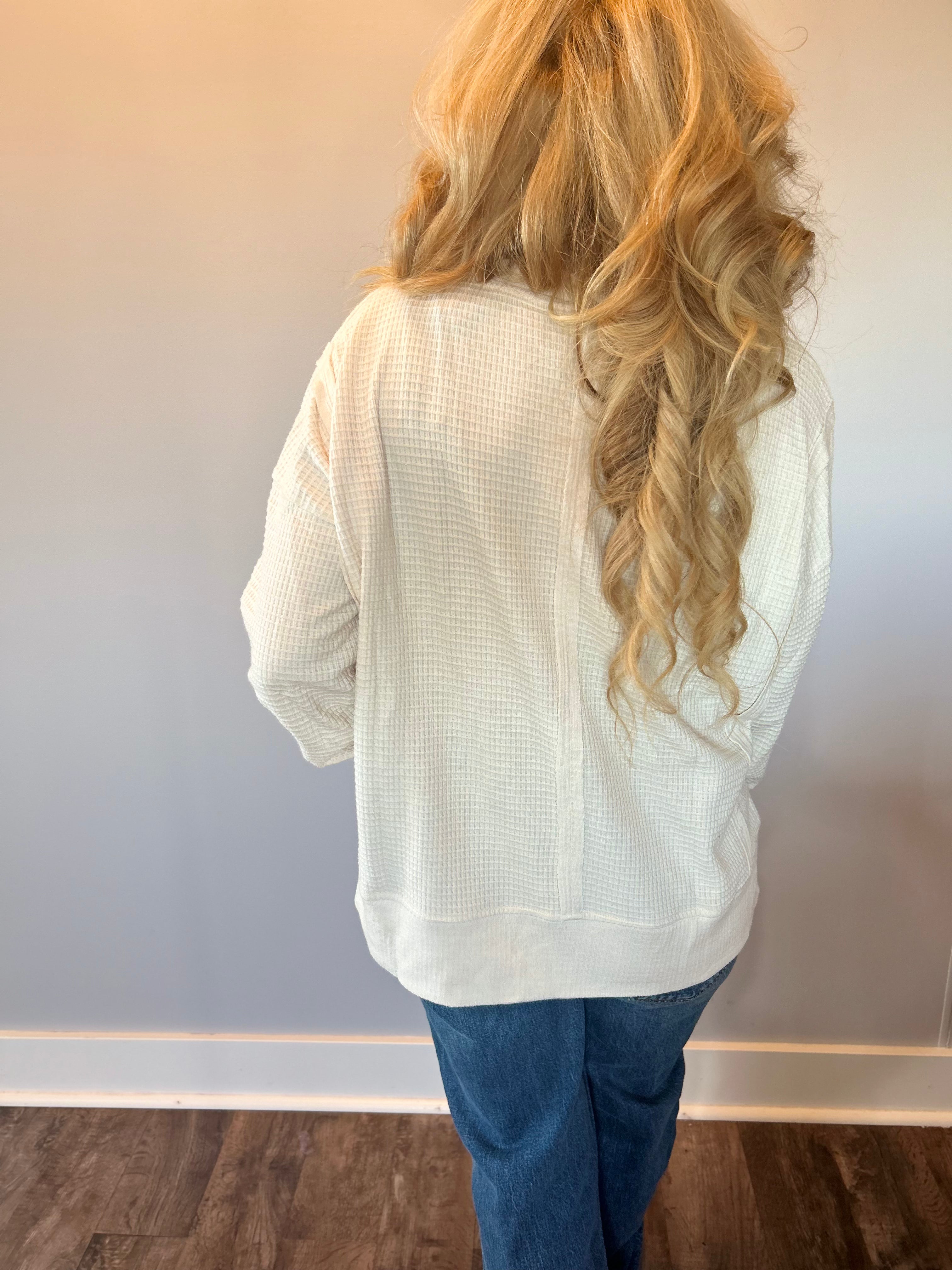 Warm Embrace Brushed Thermal Pullover
