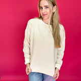 Warm Embrace Brushed Thermal Pullover