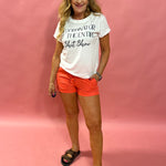 Weekend Escape Relaxed Shorts in Coral
