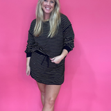 Texture Striped Play Knit Sweater