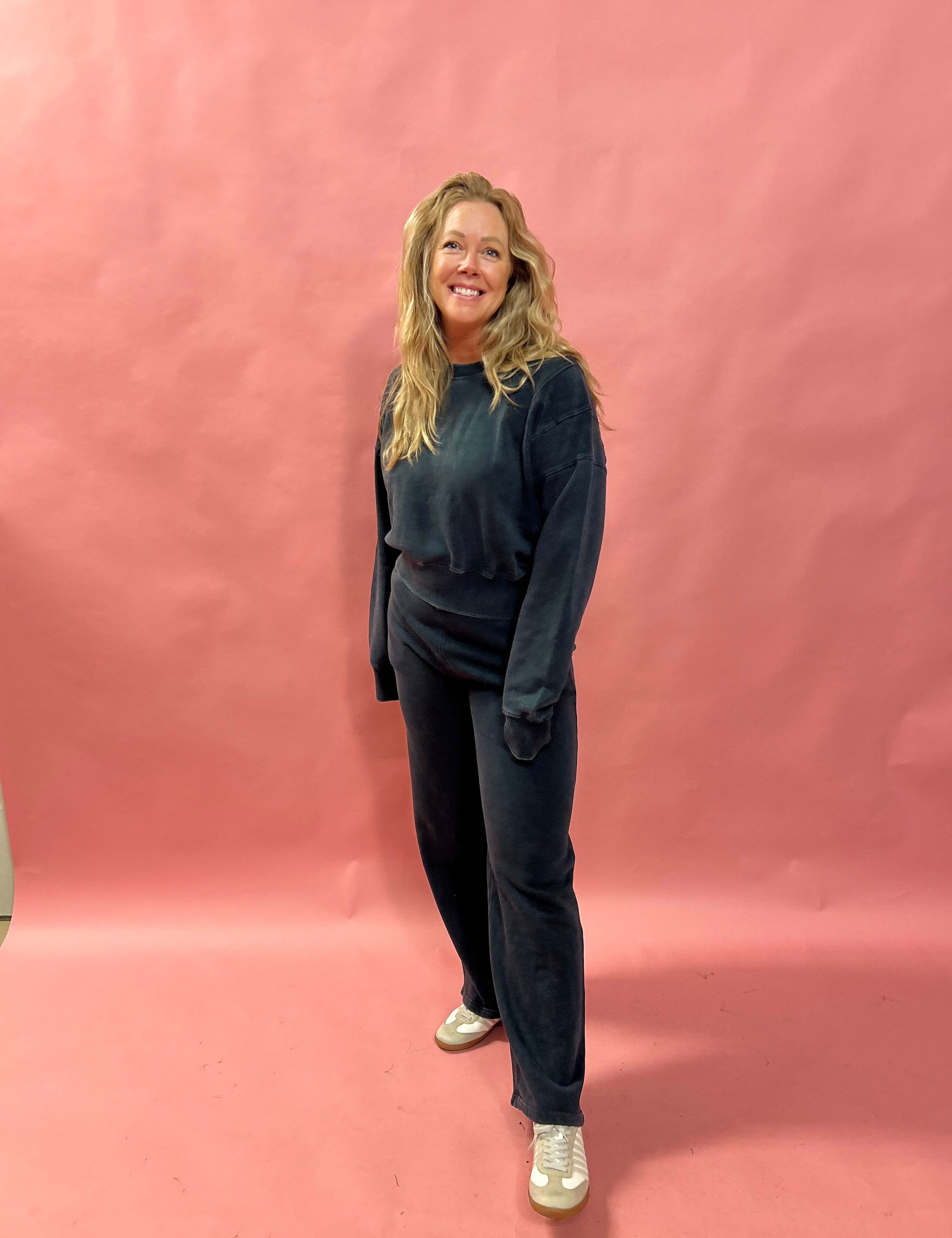 Weekend Vibes Mineral Wash Sweatshirt