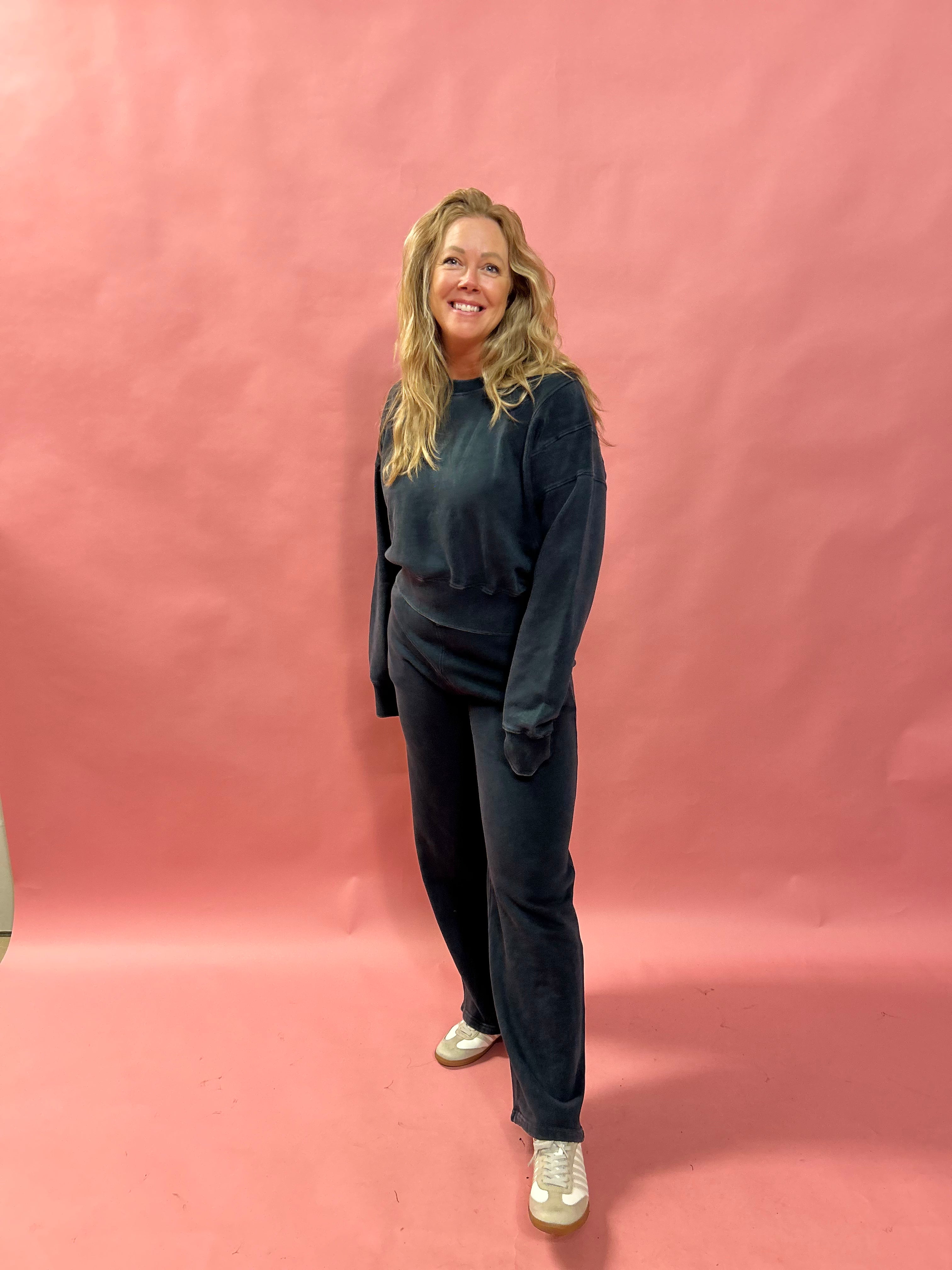 Weekend Vibes Mineral Wash Sweatshirt