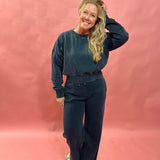 Weekend Vibes Mineral Wash Sweatshirt