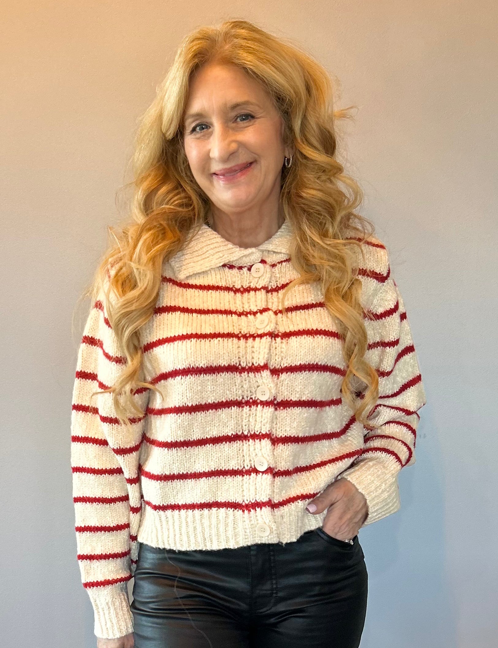 Weekend Vibes Striped Cardigan