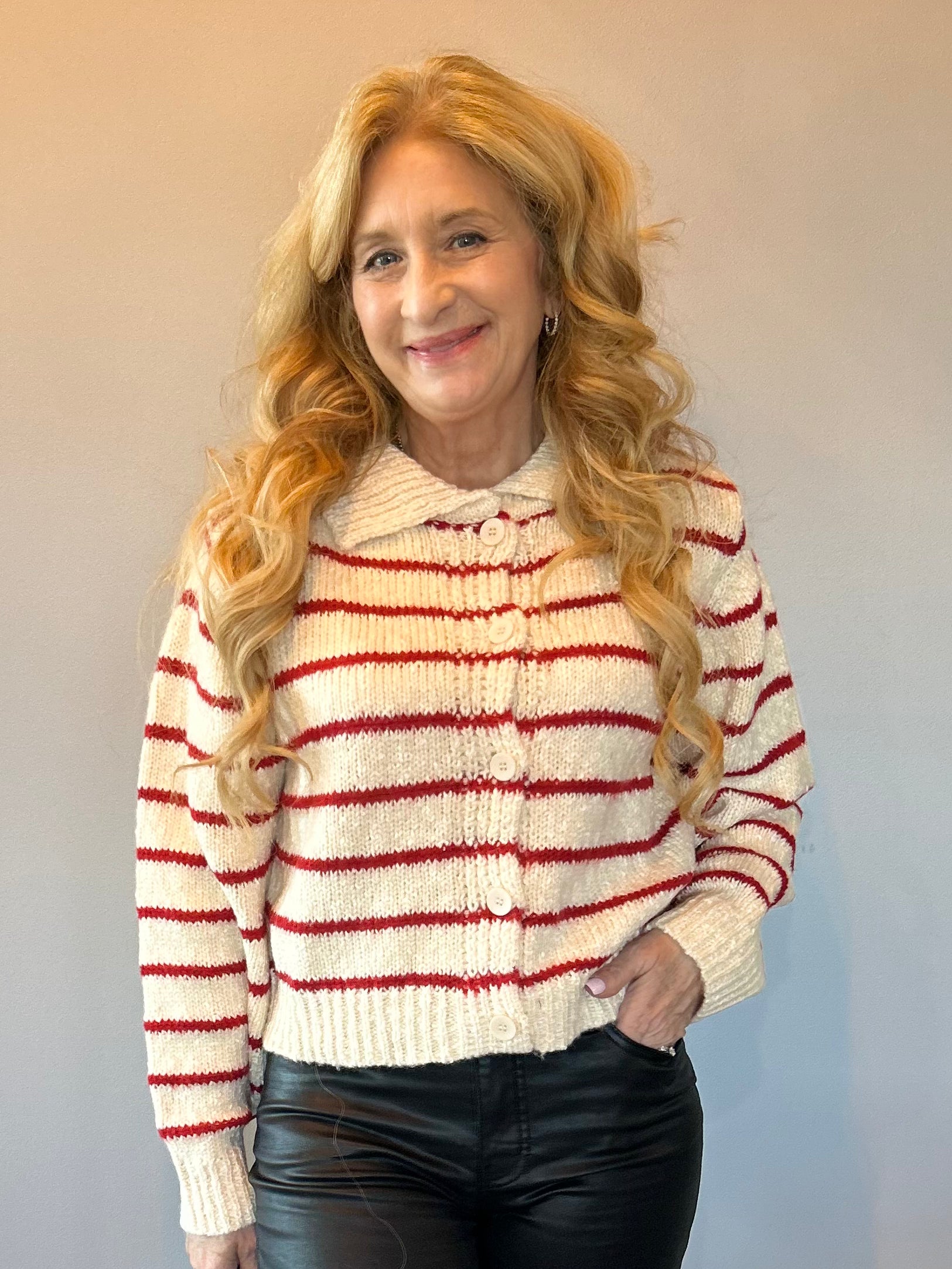 Weekend Vibes Striped Cardigan