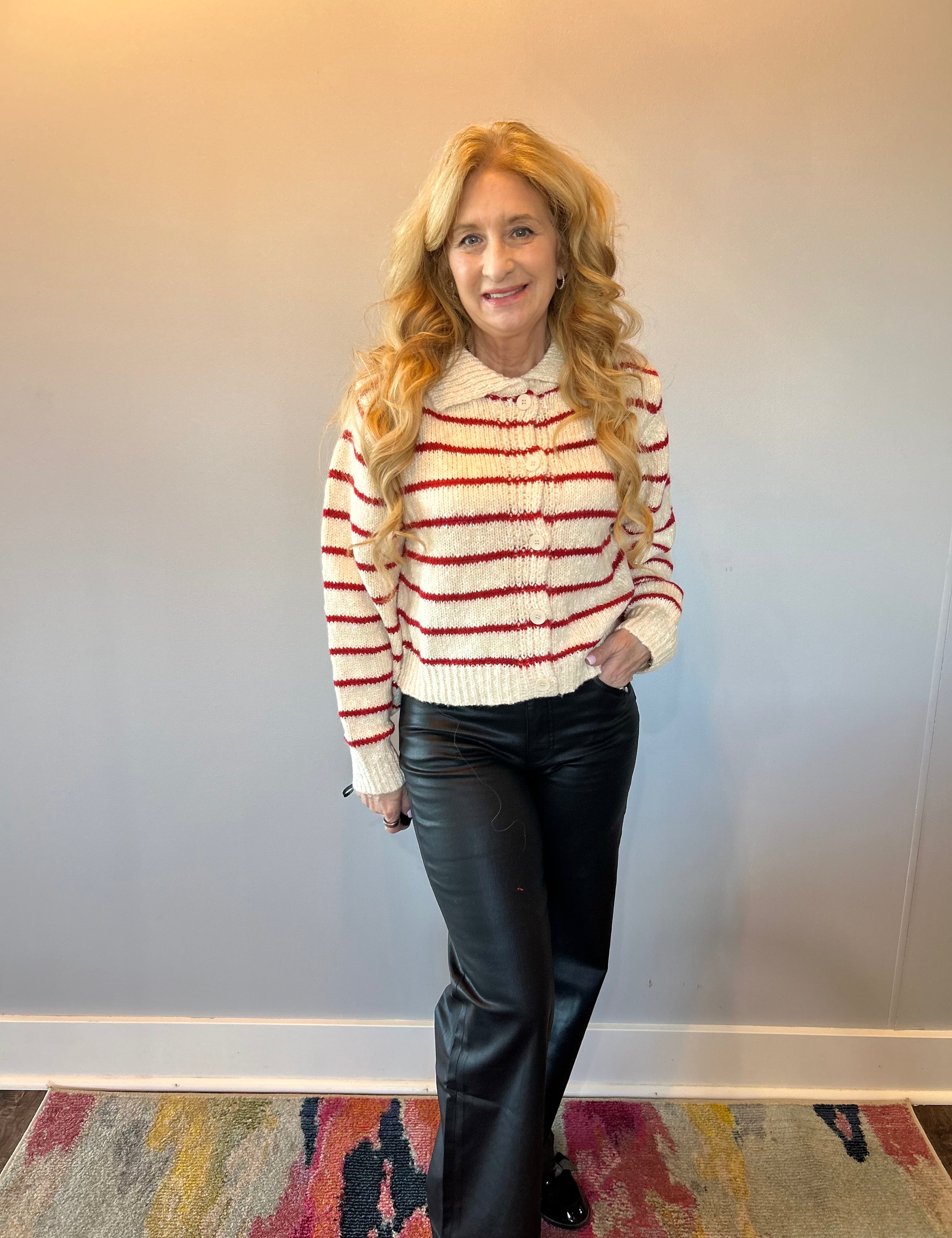 Weekend Vibes Striped Cardigan