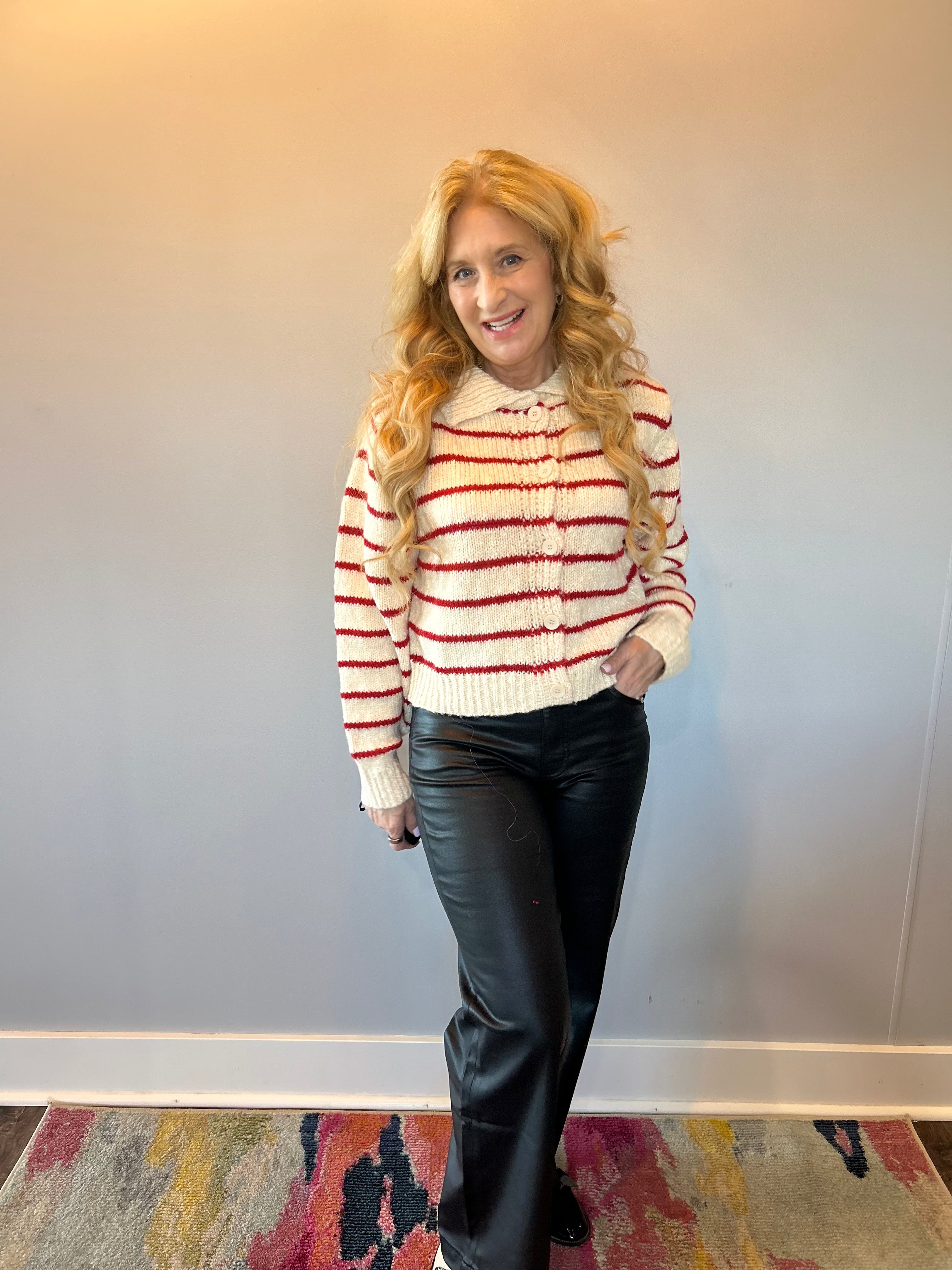 Weekend Vibes Striped Cardigan