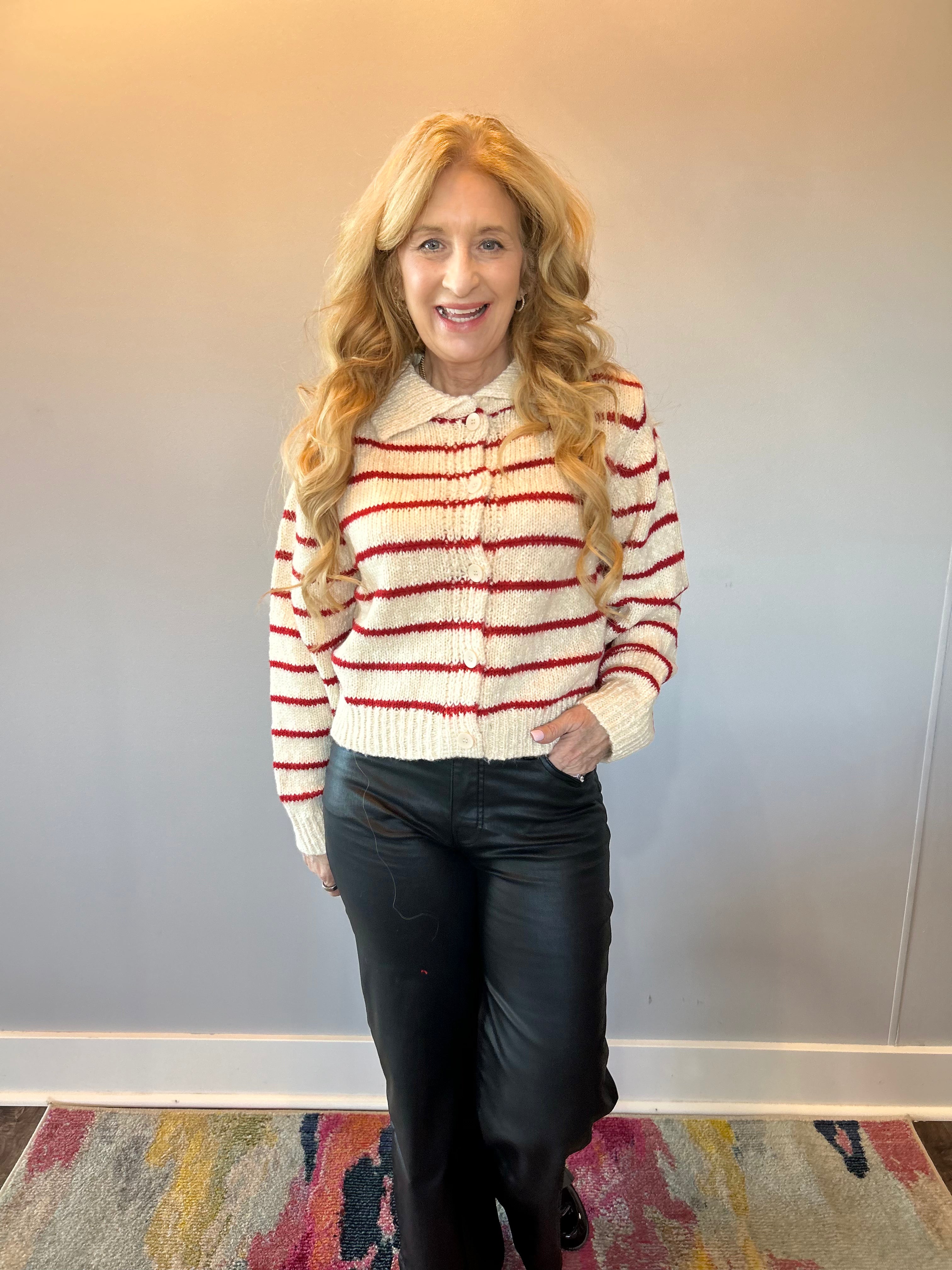 Weekend Vibes Striped Cardigan