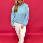 Weekend Waves Scuba Striped Knit Top - Shabby 2 Chic Boutiques