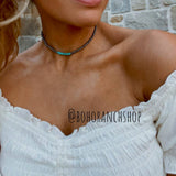 Western Navajo Bead Choker Necklace
