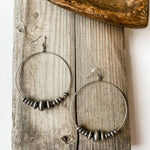 Western Navajo Bead Hoop Earrings
