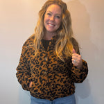Wild Cozy Leopard Plush Jacket