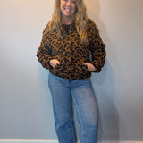 Wild Cozy Leopard Plush Jacket