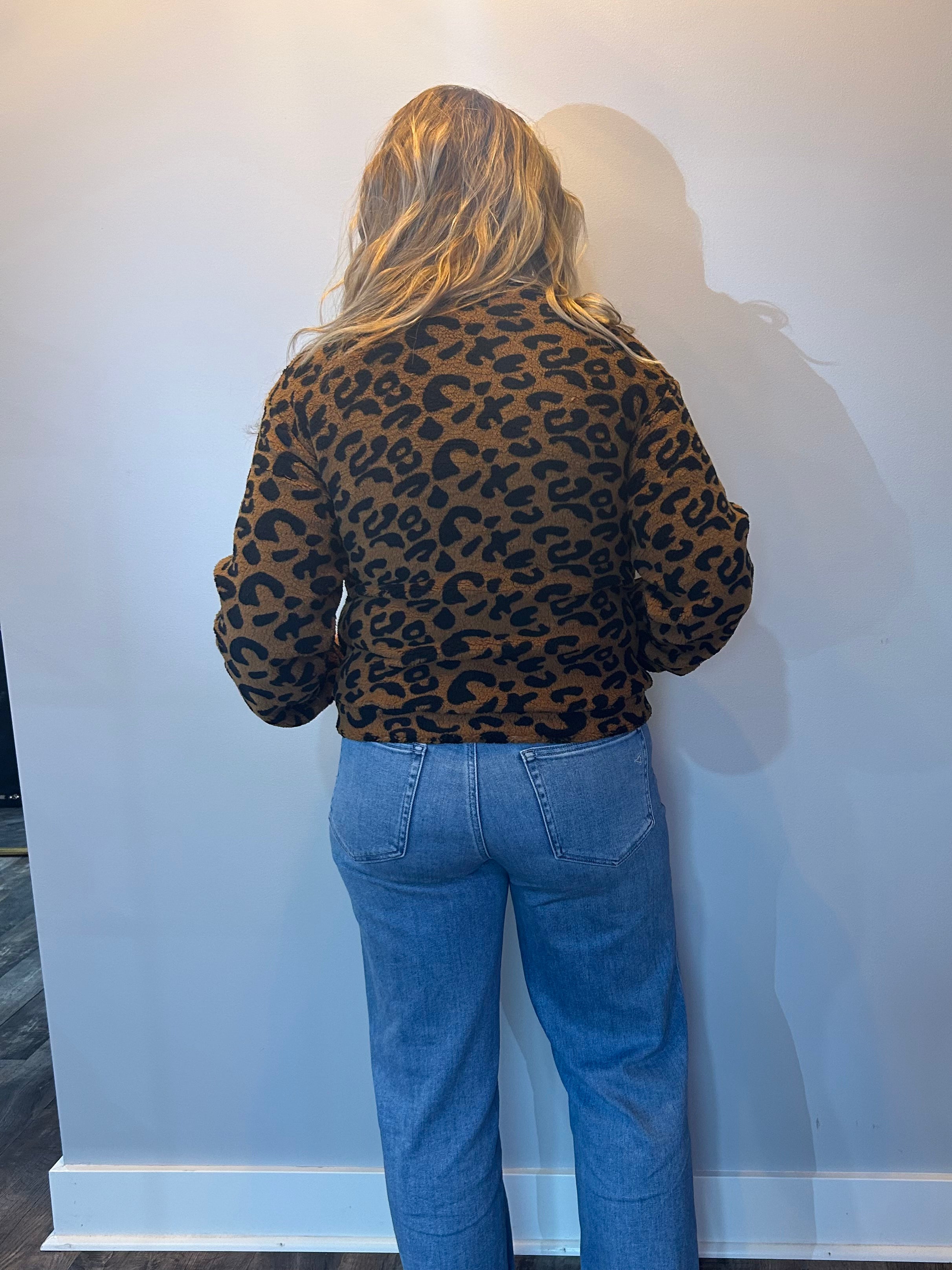 Wild Cozy Leopard Plush Jacket